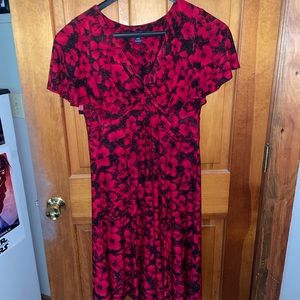 Black & Red Swing Dress